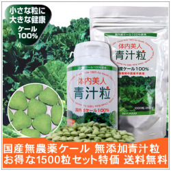 無農薬ケール青汁粒