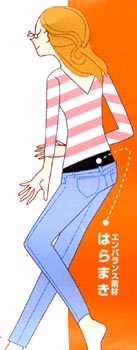 遠赤外線の健康腹巻イメージ