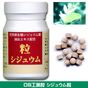 花粉アレルギーにも人気 シジュウム粒