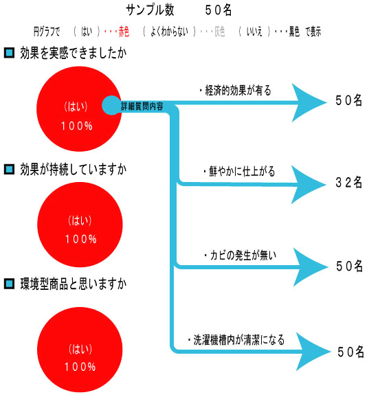 洗濯美人 効果 アンケート
