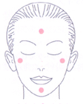 洗顔ポイント